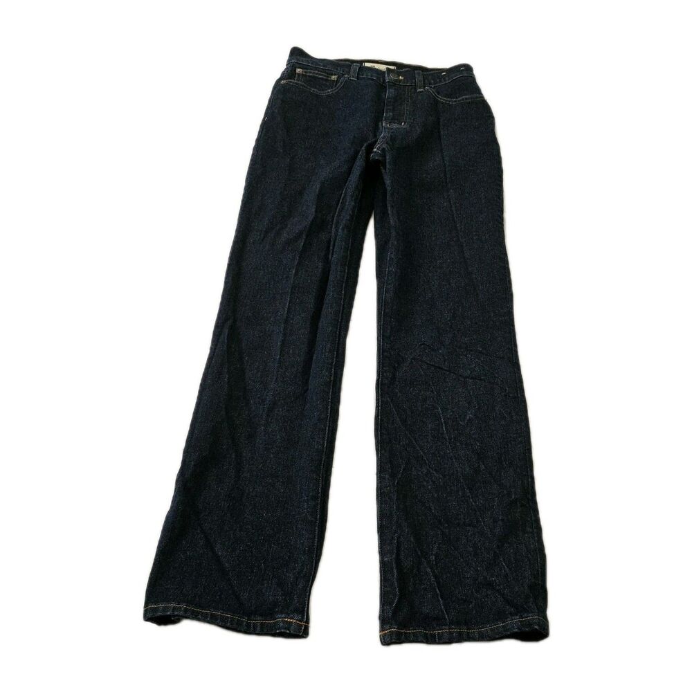 Madewell Jeans Womens 26 Blue 90s Straight Leg High-Rise Dark Wash Stretch Denim
